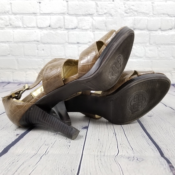 DANA BUCHMAN | reptile print strappy heel sandals - Picture 6 of 7